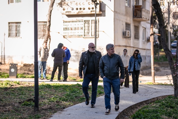 სამგორის რაიონში, ძმები ოცხელების ქუჩაზე რეკრეაციული სივრცე ეწყობა