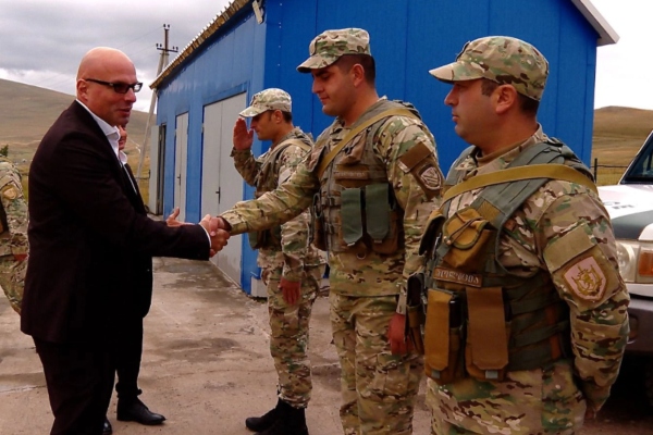 შს მინისტრის მოადგილე შალვა თადუმაძე შინაგან საქმეთა სამინისტროს სტრატეგიული მილსადენების დაცვის დეპარტამენტს ეწვია