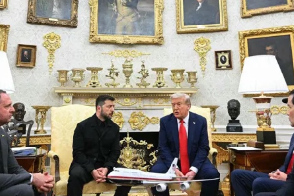 თეთრ სახლში დონალდ ტრამპისა და ვოლოდიმირ ზელენსკის შეხვედრა მიმდინარეობს