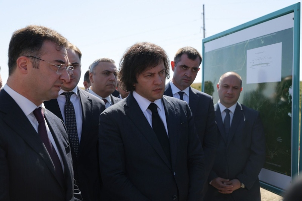 ირაკლი კობახიძემ საგარეჯო-ბადიაურის ავტომაგისტრალის სამშენებლო სამუშაოები დაათვალიერა