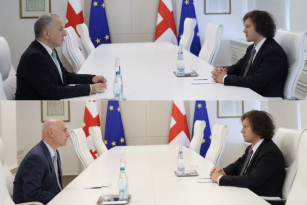 პრემიერ-მინისტრი საფრანგეთსა და ეგვიპტეში საქართველოს ახლად დანიშნულ ელჩებს შეხვდა