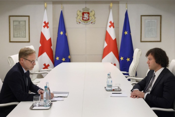 პრემიერი საფრანგეთის ახლად დანიშნულ ელჩს შეხვდა