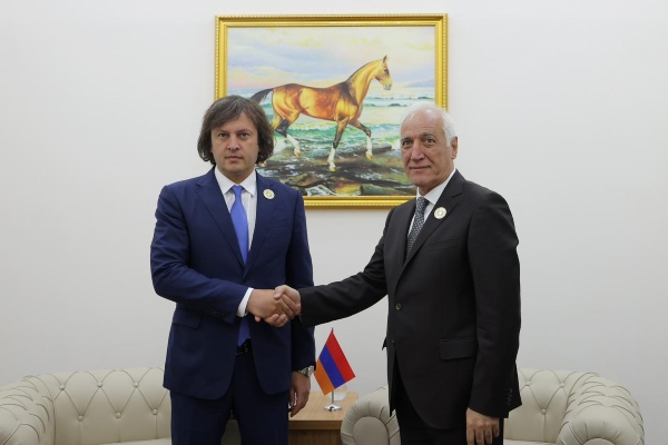 საქართველოს პრემიერ-მინისტრი სომხეთის რესპუბლიკის პრეზიდენტს შეხვდა