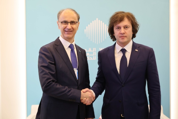 ირაკლი კობახიძე სერბეთის რესპუბლიკის პრემიერ-მინისტრ დურო მაცუტს შეხვდა