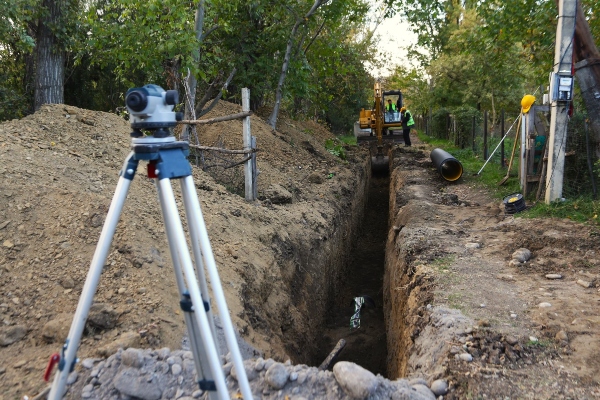 სოფელ ნასაგურში სანიაღვრე ქსელი ეწყობა