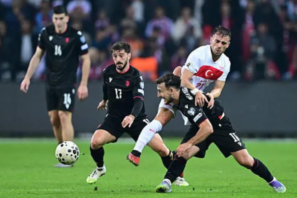 საქართველოს საფეხბურთო ნაკრები თურქეთთან დამარცხდა