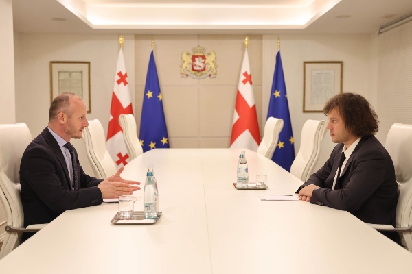 პრემიერ-მინისტრი ბულგარეთის რესპუბლიკაში საქართველოს ახლად დანიშნულ ელჩს შეხვდა